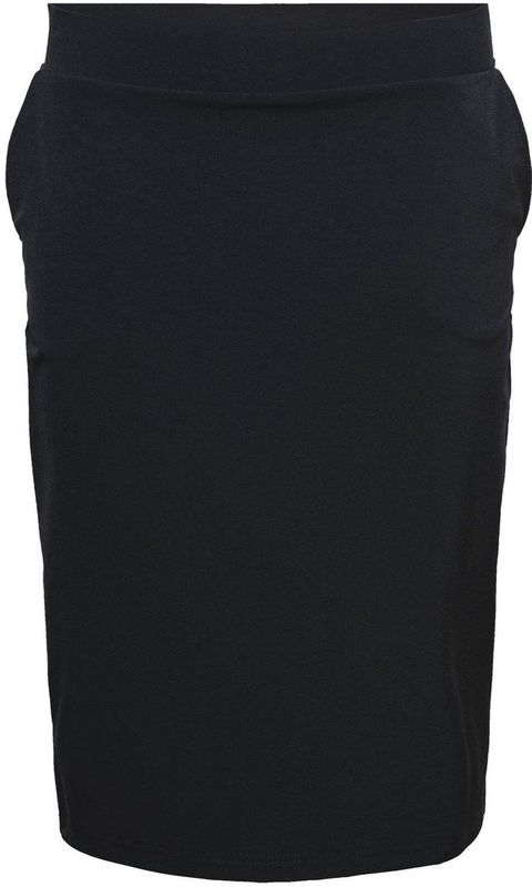 &Co Woman travelstof kokerrok marineblauw