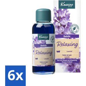 Kneipp - Badolie - Lavendel - Ontspannende geur - 100 ml - Voordeelverpakking - 6 stuks