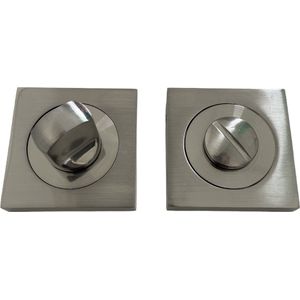WC garnituur 50mm Zilver