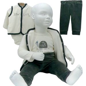 Babyset Slow Life – 3-delig van zachte katoen met schildpadmotief (3-24 maanden)