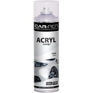 Car-Rep ACRYLcomp - Blanke lak - Hoogglans - autolak - 500 ml - spuitbus verf