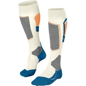 FALKE - SK4 Advanced W - Skisokken - Wit Offwhite-Neon Red - 1 Paar