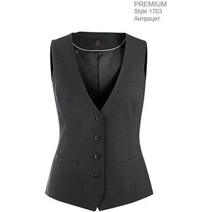 Greiff 1703 Dames gilet RF Premium | Antraciet | maat 34
