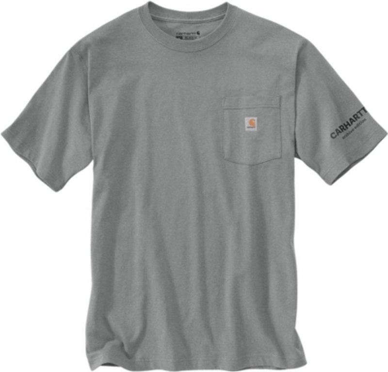 Carhartt - Streetcar Graphic - T-Shirt - Weather Ash Heather - Jerseymateriaal
