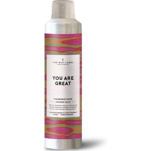 The Gift Label - Shower Foam 200ml mandarin musk - You are great