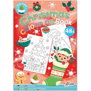 Kleurboek kerst - knutselen kinderen - kerstmis diy - kleuren