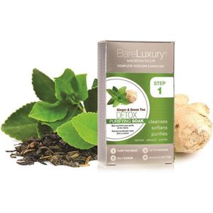 Morgan Taylor - BareLuxury – Manicure & Pedicure 4 Pack – Ginger & Green Tea - Giftset