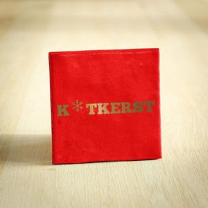 Tegeltje Kerst - Rood - K*tkerst- Tegel - Kerst - Interieur - Wijsheid - Tegelwijsheid - Spreuktegel - 10x10 cm