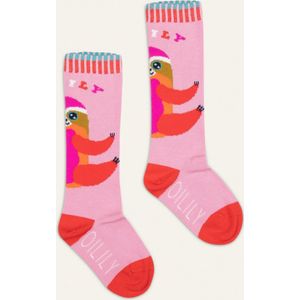 Oilily - Moonsloth knee socks - Roze - 32-34