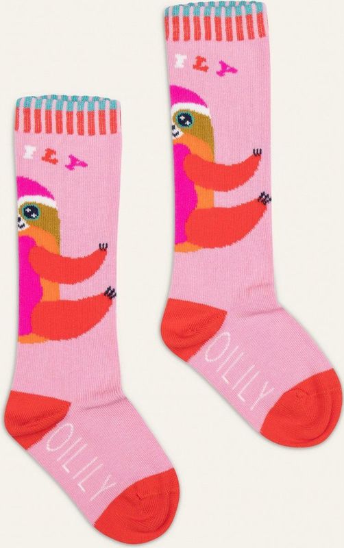 Oilily - Moonsloth knee socks - Roze - 32-34