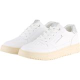 Tom Tailor - Dames Sneakers - Wit - Textiel