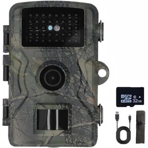 Trailcamera Wildlife Game Camera 1080P IP66 Trail Track Camera voor Wilde Dieren-Nachtzicht Bewegingsgeactiveerd-38 LED's Jachtspelcamera's .