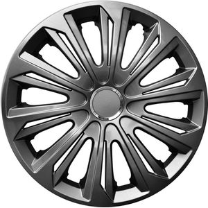 NRM STERK Universele wieldoppen 15"" Grafiet gelakt 4 stuks