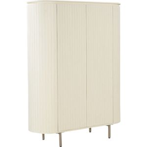 Livingfurn - Kabinetkast Patou - Ivoor - 150 cm - Duurzaam Hardhout