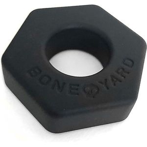 Boneyard Bust A Nut - Cockring - Ballstretcher - Siliconen - Zwart - Rekbaar
