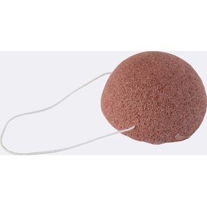 Konjak spons Roos - rood - exfoliëren - 100% natuurlijk - gezichtsreiniging
