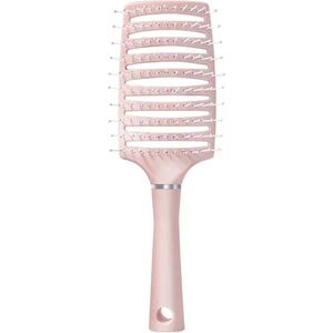 Roze Luchtkussen Haarborstel - Anti-Haaruitval en Geschikt voor Alle Haartypes