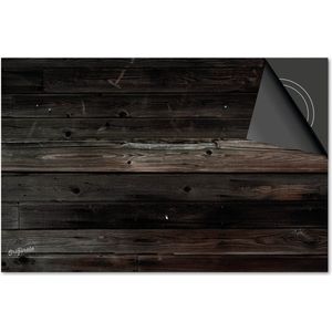 Inductie beschermer 90x52 - afdekplaat inductie mat - Dietrix Kookplaat beschermer - Exclusief - Hout en Boom - Bruine latten horizontaal