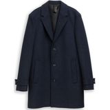 Tom Tailor - Wollen Jas - Met Reverskraag - Klassiek