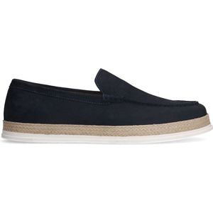 Sacha - Heren - Blauwe nubuck loafers - Maat 45