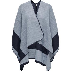 Only Carmakoma Carverika Poncho Blauw