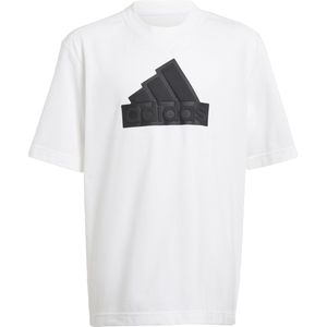 adidas - Future Icons Logo - T-shirt - Zwart - Voor Kinderen