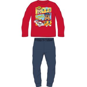 Paw Patrol pyjama Team Rood/Zwart maat 128