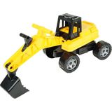 Lena Graafmachine Giga Trucks Junior 70 Cm Zwart/geel