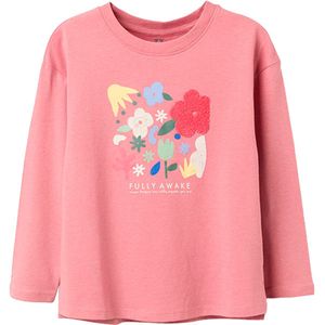 Zippy 3107426001 T-shirt Met Lange Mouwen Roze 3-4 Years Meisjes