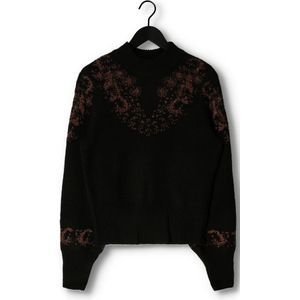 Minus Leika Knit Pullover Truien & vesten Dames - Sweater - Hoodie - Vest- Zwart - Maat L