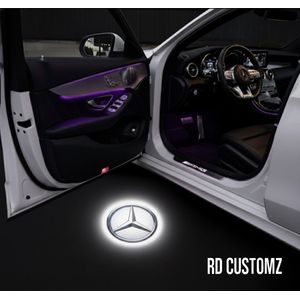 RD Customz® Deurverlichting LED – Plug & Play – Geschikt voor Mercedes (A-Klasse, B-Klasse, C-Klasse, E-Klasse, M-Klasse, GLA, GLC, GLS, GLE, G-Klasse) – Set van 2