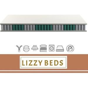 Pocket Cooltouch - Pocketvering matras - Koudschuim - Lizzy Beds - 20cm dik - 180x200cm