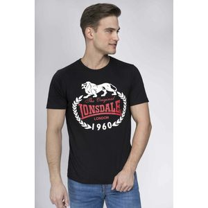 Lonsdale T-Shirt Original 1960 T-Shirt schmale Passform Black-XXL