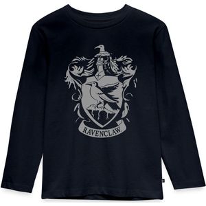 Harry Potter Ravenklauw Afdelingswapen Premium T-Shirt Kinderen Met Lange Mouwen