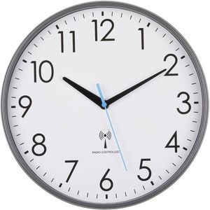 Wandklok - Zwart - Hout - Stille Mechanisme