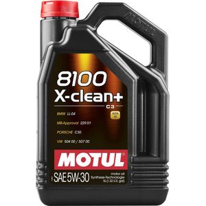 MOTUL - 8100 X-CLEAN+ - Motorolie - 5W-30 - Jerrycan - 5 liter