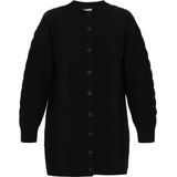 DreiMaster - Vintage - Gebreid Vest - Zwart - Lange Mouw