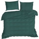 NOVA3 - Beddengoed Set - Groen - 160x200 cm - 2 Kussenslopen 70x80 cm