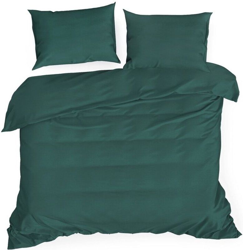 NOVA3 - Beddengoed Set - Groen - 160x200 cm - 2 Kussenslopen 70x80 cm