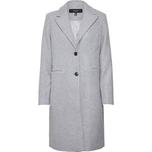 Vero Moda - Vmblaza Long Wool Coat - Jas - Lichtgrijs - Dames