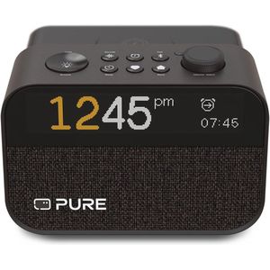 Klokradio met Wake-Up Light en Bluetooth Luidspreker – Draadloze Oplaadstation en Geluidsmachine