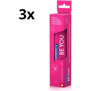 Curaprox Be You Tandpasta Challenger - 3 x 60 ml - Voordeelverpakking