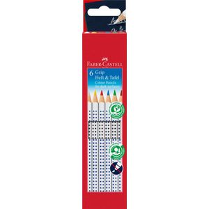 Faber-Castell kleurpotloden - voor papier en schoolbord - doosje 6 stuks - FC-113210