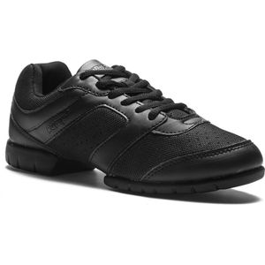 Rumpf Dans-Sneaker 1550 Limbo Dans Sportschoen Sneaker Hip Lindy Hop Trainingsschoenen - zwart