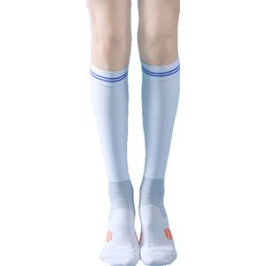 Antislip compressiekousen - 3 paar - geschikt voor maten 34-40 en 41-46 - jeugd honkbalsokken voor jongens en meisjes - kniekousen - fitnesssokken - springsokken - indoor sport yogasokken - tenniskuit antislipsokken