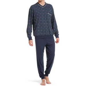Robson Heren pyjama Modal - Blocks - 58 - Groen