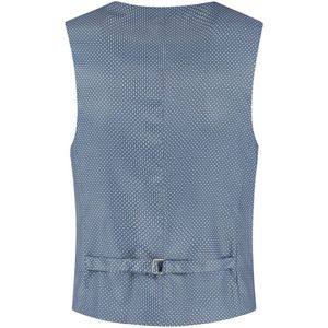 Gents - Gilet heren - Gilet - Polyblend - Blauw - Maat 50/L
