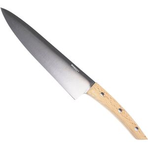 Homey's Bokträ koksmes - 20cm - RVS/beukenhout - duurzame verpakking