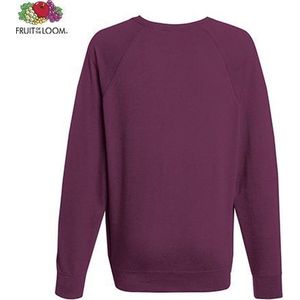 Fruit of the Loom sweater - ronde hals - maat XL - heren - Kleur Burgundy