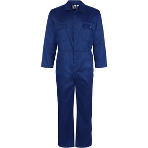 Comfortabele Werkoveral voor Heren - Duurzaam en Praktisch - Medium - Royal Blue - 210gsm